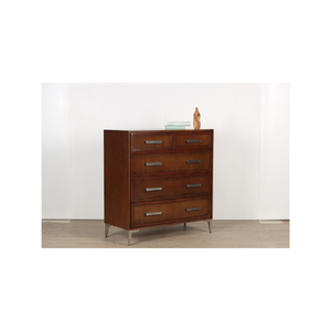 Élégante commode moderne en teck massif brun d'Indonésie, meubles Ardena, meubles de chambre à coucher parfaits, combinaison idéale - Product Image 1
