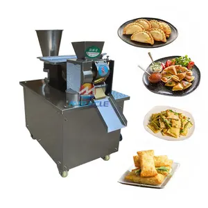 Máquina automática industrial para fazer bolinhos Gyoza, máquina para fazer bolinhos de Pelmeni Samosa e pastelaria