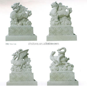 Escultura de tigre tallada a Mano China para decoración de jardín, piedra Natural de gran tamaño, 12 animales del zodiaco chino, estatua de tallado - Product Image 6