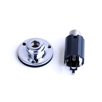 Prise pour guitare en gros Prise d'entrée de sortie 6.35mm Boucle de sangle détachable Prise pour guitare acoustique folk Prise de sortie EQ
