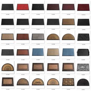 Tapis de bienvenue <span class=keywords><strong>d</strong></span>'<span class=keywords><strong>extérieur</strong></span> demi-rond en polypropylène pour <span class=keywords><strong>entrée</strong></span>, tapis de porte demi-cercle, vente en gros - Product Image 3