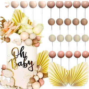 27 Piezas de Bolas Decorativas para Pastel, Adornos para Pastel de Cumpleaños, Decoraciones para Pastel de Boda - Product Image 5