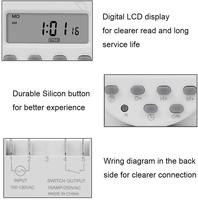 Minuterie programmable numérique LCD 16A 110V/220V / Relais de minuterie CN101A