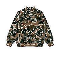 Précommande – Nouveaux T-shirts à Col Rond et Col Montant Camouflage Personnalisés pour Hommes – Collection Chasse – Manches Longues – Modèles Exclusifs