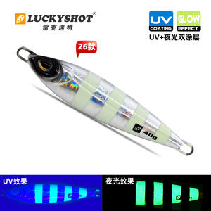 Jigging <span class=keywords><strong>Pro</strong></span> Lead Appât artificiel 18g-80g Jig métalliques pour la pêche en bord de mer Condition imprimée Jigging dur en eau salée pour le poisson-roi Pesca - Product Image 3