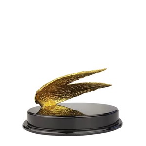 Trophée personnalisé en alliage de zinc plaqué argent - Trophée écologique en métal plaqué avec gravure or et argent - Product Image 3
