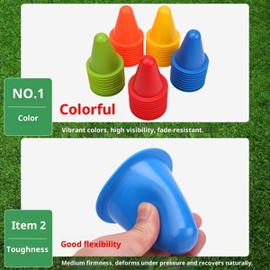 Cono de Plástico Flexible TRIBALL de 8 cm para Patinaje sobre Hielo y Entrenamiento de Fútbol - Product Image 2