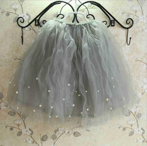 Vente en gros dernière <span class=keywords><strong>jupe</strong></span> longue en tulle 2017 pour vêtements d'enfants - Product Image 2
