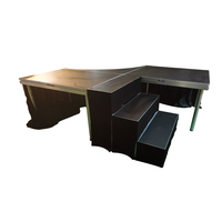 Plateforme mobile amovible pour DJ de mariage en plein air, pliable en alliage d'aluminium, scène portable