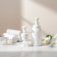 Flacon pompe en mousse givrée de luxe, couleur personnalisée, 600 ml, pour crème pour le visage, crème pour les yeux, masque facial et nettoyant visage, emballage cosmétique