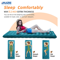 Matelas gonflable de camping pliable d'extérieur avec pompe intégrée Matelas gonflable de plage de pique-nique Matelas gonflable auto-gonflant