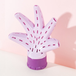 Diffuseur de sèche-cheveux en forme de main Wanmei rose et violet pour un coiffage volumineux, usage salon et domicile - Product Image 2