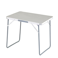 Petite table pliante portative de MDF d'alliage d'aluminium de caravane pour le camping
