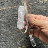 Fabricant de néons LED transparents 1,5 m 5,5x2,1 Connecteur DC Fil Prise avec interrupteur 304 pour éclairage LED