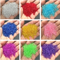 Vente directe usine – Matériel de bricolage pour peinture décorative : Diamants transparents de 3 mm à fond pointu en plastique/résine