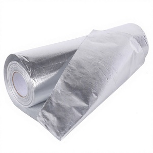 Tissu en fibre de verre avec feuille d'aluminium, matériau d'isolation thermique résistant au feu pour la protection des tuyaux - Product Image 1