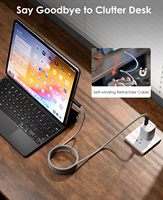 Kabel penyedot magnet, Usb 3.0 pengisian daya cepat, 3A 60W, magnetik C ke Tipe C, kabel magnet pengisi daya mikro