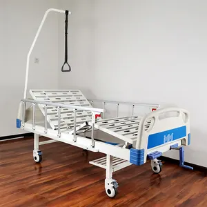 <span class=keywords><strong>Lit</strong></span> d'hôpital manuel à deux fonctions avec <span class=keywords><strong>barre</strong></span> <span class=keywords><strong>de</strong></span> maintien, vente chaude - Product Image 6