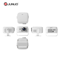 2025 JUNUO fábrica nueva llegada HY450MAX 900ANSI Android 14 con 2 32GB proyector de Navidad 8K decodificación nativa 1080P cine en casa