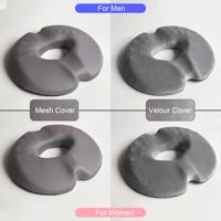 Coussin de siège ergonomique en mousse à mémoire de forme pour le coccyx, les hémorroïdes, le post-partum, la grossesse, la récupération post-chirurgicale, soutien des fesses, assise confortable MJ