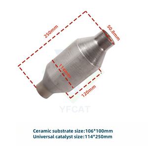 Euro <span class=keywords><strong>2</strong></span> <span class=keywords><strong>3</strong></span> 4 5 6 OBD Hoch temperatur widerstand Neuer Katalysator - Product Image 2