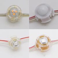 2cm Couleur Unique Mot Lumineux Lumière LED Pleine Couleur Pixel Point Source de Lumière Blanc Grille Anti Lumière Projecteur Écran