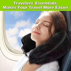Échantillon Gratuit - Vente Flash : Oreiller de Voyage Ergonomique en U Multifonctionnel avec Rangement pour Vêtements - Idéal Avion - Product Image 2