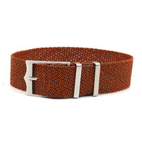 Bracelet de montre Perlon 1 pièce réglable de haute qualité à passage unique 18mm 20mm 22mm Bracelet de montre en nylon de luxe à boucle en acier inoxydable