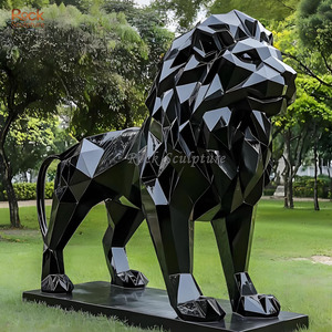 Customized Outdoor Metal Polygonal Animal Stainless Steel <b>Elephant</b> Sculpture Life Size Garden <b>Decoration</b> - Product Image 3
