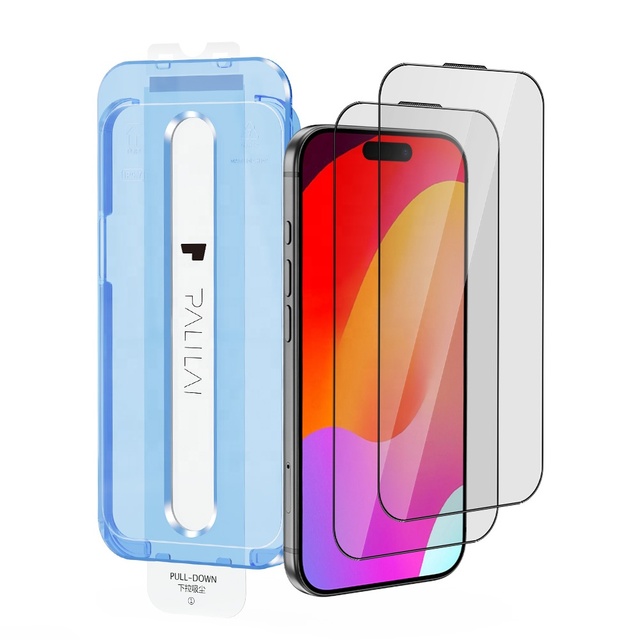 Tempered Glass Screen Protector HD Clear 2.5D 0.33mm Zero Bubble Easy App Kit for iPhone 18 17 16 15 14 13 12 11 X Pro Max