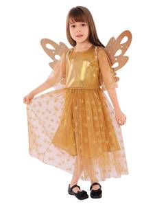 Nouvelle Arrivée MS : Robe de Fille avec Ailes en Tulle Étoilé pour Enfants, Idéale pour Carnaval, Fêtes et Spectacles de Théâtre - Product Image 2