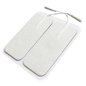 Électrodes adhésives en forme de queue de cochon de 2,0 mm, 5*10 cm, pour électrothérapie et massage, vente en gros - Product Image 1
