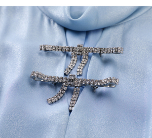 <span class=keywords><strong>Robe</strong></span> Cheongsam à manches longues <span class=keywords><strong>pour</strong></span> femmes, élégante, mode <span class=keywords><strong>de</strong></span> haute qualité, à volants, plissée, brillante, vente en gros - Product Image 3