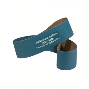 สายพานผ้าขัดและปลอกหุ้ม 2000x75 มม. ซิร์โคเนียม สำหรับงานขัดทราย - Product Image 2