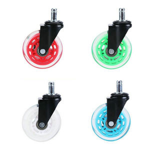 Ruote piroettanti per sedie da ufficio ruote di ricambio per sedie in gomma per pavimenti e moquette in legno duro, sedia da ufficio per impieghi gravosi <span class=keywords><strong>Ca</strong></span> - Product Image 5