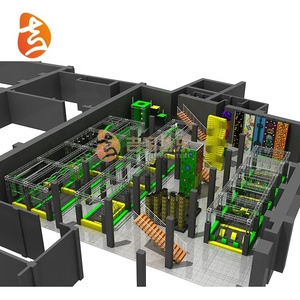 <strong>Free</strong> New <strong>Design</strong> Children Adventurous <strong>Games</strong> Amusement Park Equipment Ninja Obstacles <strong>Course</strong> for Kids and Adults - Product Image 3