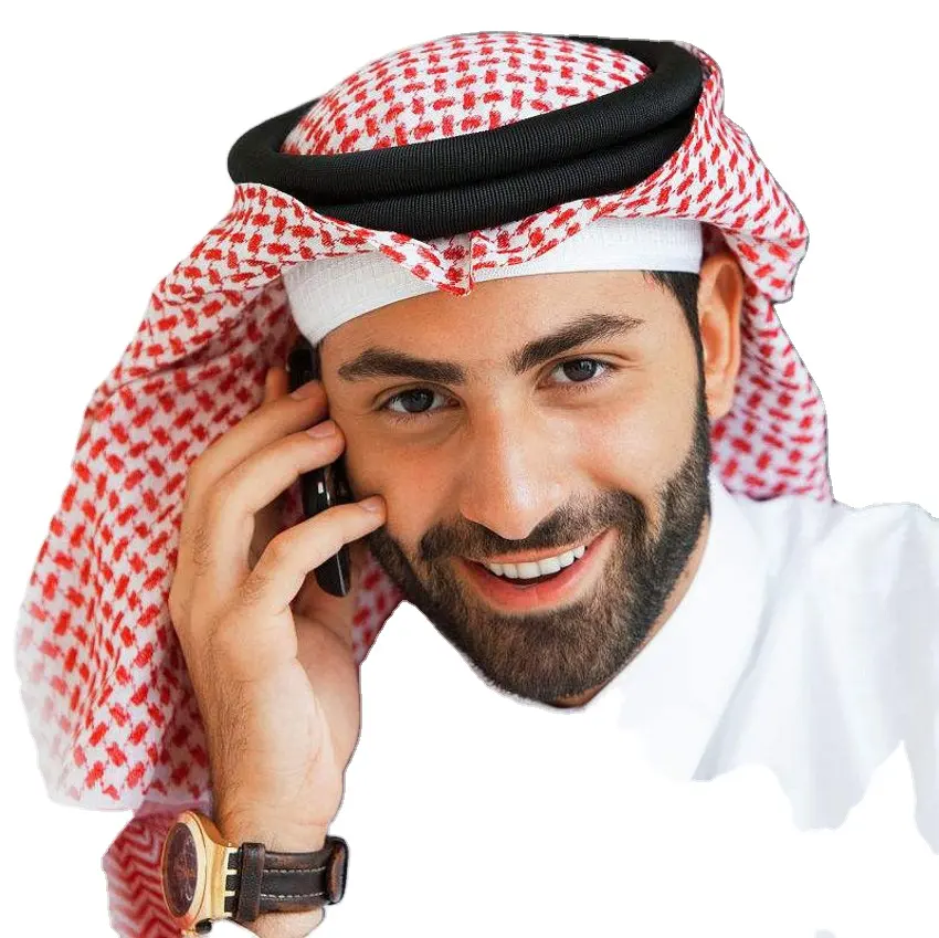 Мусульманский хиджаб, шапки, квадратный шарф с принтом, мусульманский, арабский, Дубайский, Саудовский, арабский мужской головной платок, тюрбан