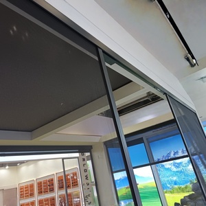 Puerta de malla retráctil acústica reductora de sonido moderna con función lavable y fácil instalación para calles ruidosas - Product Image 5
