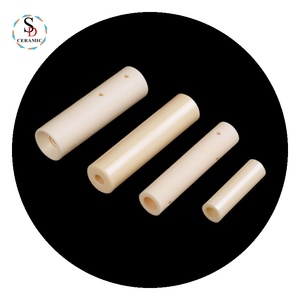מפעל חשמל מבודד גבוהה 95% 99% 99.5% 99.7% Al203 אלומיניום תחמוצת קרמיקה צינור אלומינה קרמיקה צינור - Product Image 1