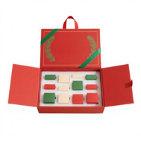 Boîte cadeau en papier écologique à partir de matériaux recyclés avec emballage personnalisé gaufré pour cadeaux de fin d'année et événements en gros