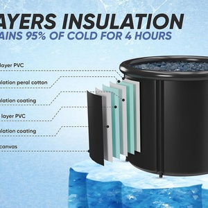 Wholesale <b>Inflatable</b> Ice Bathtub Portable PVC Folding Ice <b>Bath</b> Recovery Cold Plunge Tub for Athletes - Product Image 6