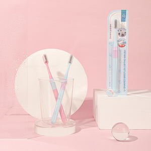 Brosse à dents orthodontique en forme de U à poils doux Jacqueline pour adultes et enfants, boîte en PP pour le nettoyage des appareils dentaires, appareils dentaires entrelacés - Product Image 1