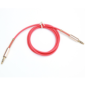 <span class=keywords><strong>สาย</strong></span>เครื่องเสียงรถยนต์สำหรับหูฟังคอมพิวเตอร์ทีวีมือถือลำโพง MP3แบบสปริงชุบทองมีความยืดหยุ่นมากขึ้นสาย <span class=keywords><strong>AUX</strong></span> - Product Image 5