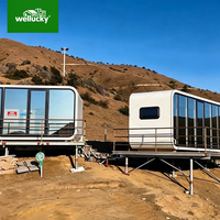 WELLUCKY Villa Cabine Moderne Apple pour Rétreater dans la Forêt – Maison Modulaire Préfabriquée Isolée avec Finition Premium et Installation Rapide