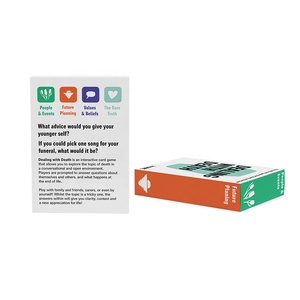 Jp170 Nhà Máy Cung Cấp Tùy Chỉnh Dành Cho Người Lớn Thẻ Trò Chơi In Ấn Sàn Với Hộp Nắp 105 Thẻ Gia Đình Sử Dụng Trên Đối phó Với Cái Chết - Product Image 1