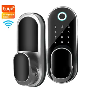 Tuya Wifi/TT Gerendel Kunci Pintu Data Sidik Jari Kunci Deadlock Cilindro Kunci