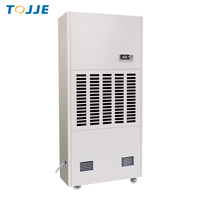 TOJJE Nuevo Deshumidificador de Aire Industrial Eléctrico de 240L/D con Compresor, para Control de Humedad en Almacenes de Semillas, Hogares y Granjas