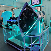 VR 360 Carrousel automatique Drop Tower Kids Indoor Street Amusement Boxe Punch Équipement VR à monnayeur Vente en plein air en métal