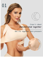 Soutien-gorge sans fil à fermeture avant pour femmes, correcteur de posture, grande taille, respirant, haute qualité, du fabricant vérifié