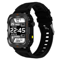 Reloj Inteligente Q11 BT 2026 Unisex, Linterna para Exteriores, Monitor de Sueño, Monitoreo de Salud, Contesta Llamadas, Forma Cuadrada, Resistente al Agua IP68